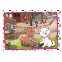   Clementoni 24836 Super Color puzzle - Disney klasszikusok: 101 kiskutya és Macskarisztokraták (2x60 db)