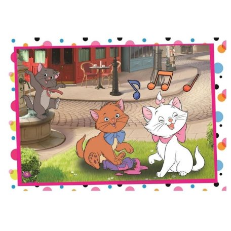 Clementoni 24836 Super Color puzzle - Disney klasszikusok: 101 kiskutya és Macskarisztokraták (2x60 db)