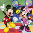 Clementoni 25005 Super Color négyzetes puzzle - Mickey egér klubháza (3x48 db)