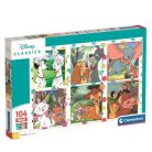 Clementoni 25016 Super Color Maxi puzzle - Disney Klasszikusok (104 db)