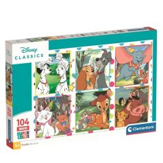   Clementoni 25016 Super Color Maxi puzzle - Disney Klasszikusok (104 db)