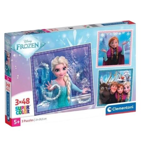 Clementoni 25021 Super Color puzzle - Jégvarázs (3x48 db)