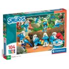 Clementoni 25037 Super Color puzzle - Hupikék Törpikék (104 db)