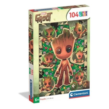 Clementoni 25051 Super Color puzzle - Marvel Groot (104 db)