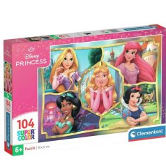   Clementoni 25057 Super Color puzzle - Disney Hercegnők (104 db)