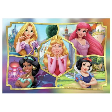 Clementoni 25057 Super Color puzzle - Disney Hercegnők (104 db)