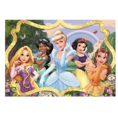 Clementoni 25058 Super Color puzzle - Disney hercegnők (104 db)