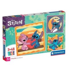 Clementoni 25062 Super Color puzzle - Stitch (3x48 db)