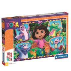   Clementoni 25077 Super Color Maxi puzzle - Dóra, a felfedező (104 db)