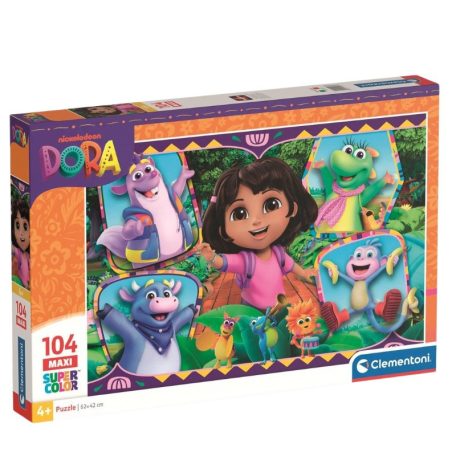 Clementoni 25077 Super Color Maxi puzzle - Dóra, a felfedező (104 db)