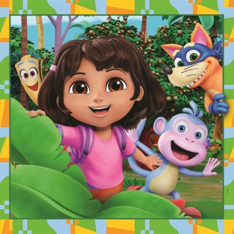 Clementoni 25078 Super Color puzzle - Dóra, a felfedező (3x48 db)