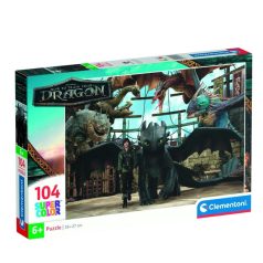   Clementoni 25079 Super Color puzzle - Így neveld a sárkányod (104 db)