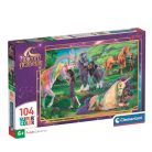 Clementoni 25093 Super Color puzzle - Unikornis Akadémia (104 db)