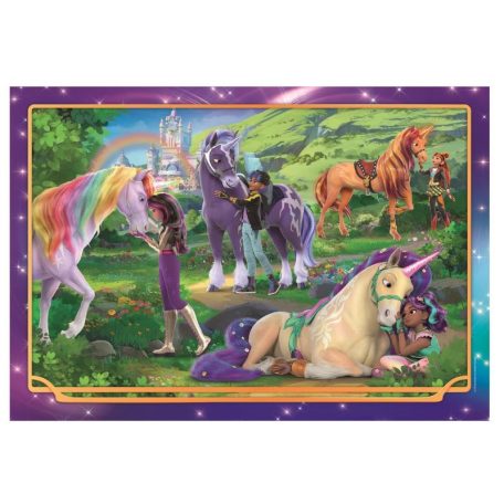 Clementoni 25093 Super Color puzzle - Unikornis Akadémia (104 db)