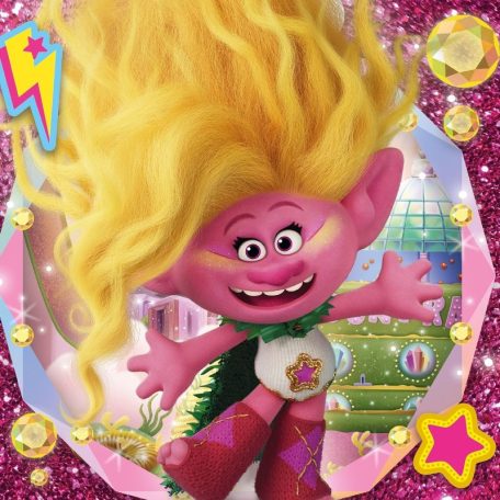 Clementoni 25292 Super Color 3 az 1- ben puzzle - Trollok 3 (3×48 db)