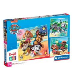   Clementoni 25301 Super Color 3 az 1-ben puzzle - A mancs őrjárat (3 x 48 db)