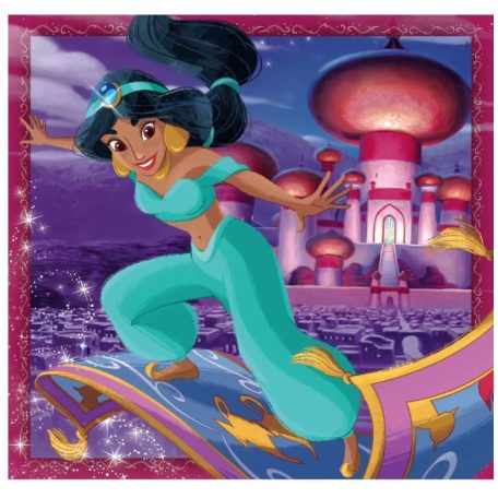 Clementoni 25304 Super Color 3 az 1-ben puzzle - Disney Hercegnők: Ariel, Jázmin és Aranyhaj (3x48 db)