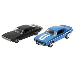   Jada Fast&Furious Twin Pack 1:32 kisautók - 1969 Chevrolet Camaro és 1968 Dodge Charger Widebody