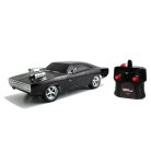 Jada Hollywood Rides RC autómodell Halálos iramban - Dodge Charger 1970 Glossy Black 1:24