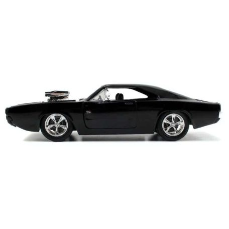 Jada Hollywood Rides RC autómodell Halálos iramban - Dodge Charger 1970 Glossy Black 1:24