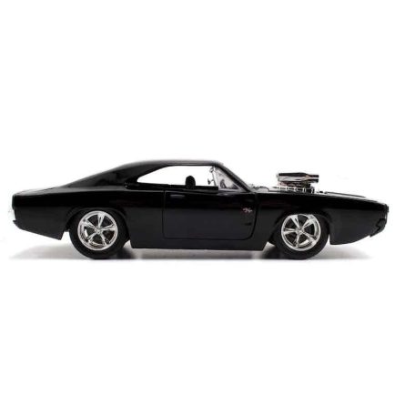 Jada Hollywood Rides RC autómodell Halálos iramban - Dodge Charger 1970 Glossy Black 1:24