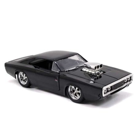 Jada Hollywood Rides RC autómodell Halálos iramban - Dodge Charger 1970 Glossy Black 1:24