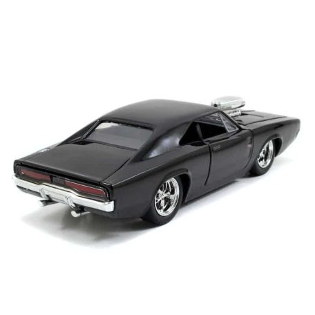 Jada Hollywood Rides RC autómodell Halálos iramban - Dodge Charger 1970 Glossy Black 1:24