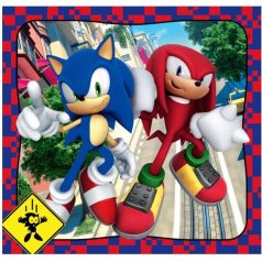   Clementoni 25320 Super Color 3 az 1-ben puzzle - Sonic (3x48 db)