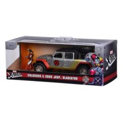   Jada Marvel X-Men Jeep Gladiator 1:32-es méretarányú autómodell Colossus játékfigurával