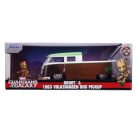 Jada Hollywood Rides Marvel - A Galaxis őrzői játékautó figurával - 1963 Volkswagen Bus Pickup és Groot