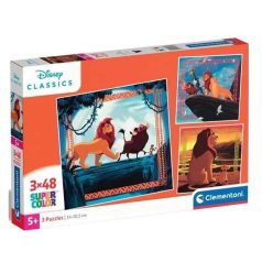   Clementoni 25323 Super Color puzzle - Az oroszlánkirály (3x48 db)