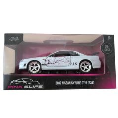   Jada Toys Pink Slips - 2002 Nissan Skyline GT-R (R34) kisautó (1:32)