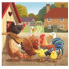 Clementoni 25791 Super Color négyzetes puzzle - Tanyasi pillanatok (3x48 db)