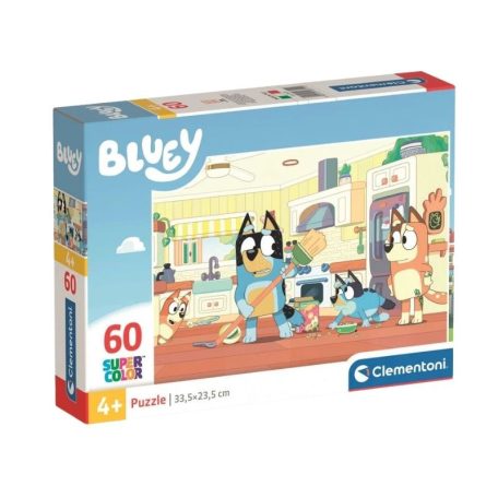Clementoni 26311 Super Color puzzle - Bluey takarít (60 db)