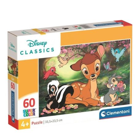 Clementoni 26319 Super Color puzzle - Disney klasszikusok: Bambi (60 db)