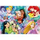 Clementoni 26995 SuperColor Puzzle - Disney hercegnők (60 db)