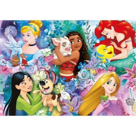 Clementoni 26995 SuperColor Puzzle - Disney hercegnők (60 db)
