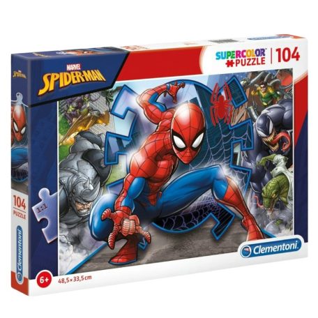 Clementoni 27116 Super Color Puzzle - Pókember (104 db)