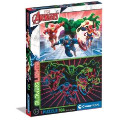   Clementoni 27554 Glowing Lights Puzzle - Bosszúállók (104 db)