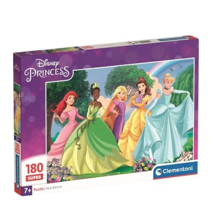Clementoni 29787 Super Color puzzle - Disney Hercegnők (180 db)