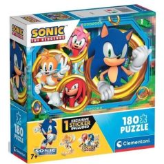   Clementoni 29796 Puzzle négyzet alakú dobozban - Sonic the Hedgehog (180 db)