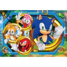   Clementoni 29796 Puzzle négyzet alakú dobozban - Sonic the Hedgehog (180 db)