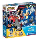 Clementoni 29797 Puzzle négyzet alakú dobozban - Sonic 2 (180 db)
