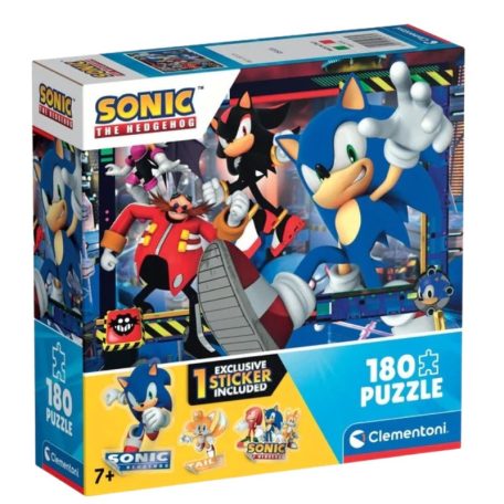 Clementoni 29797 Puzzle négyzet alakú dobozban - Sonic 2 (180 db)