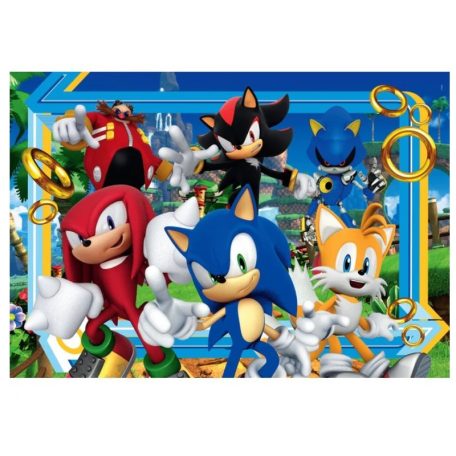 Clementoni 29799 Puzzle négyzet alakú dobozban - Sonic, a sündisznó (180 db)