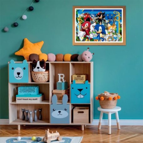 Clementoni 29799 Puzzle négyzet alakú dobozban - Sonic, a sündisznó (180 db)