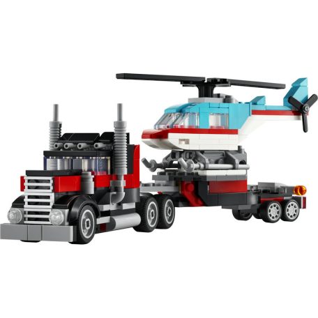 LEGO Creator 31146 Platós teherautó és helikopter