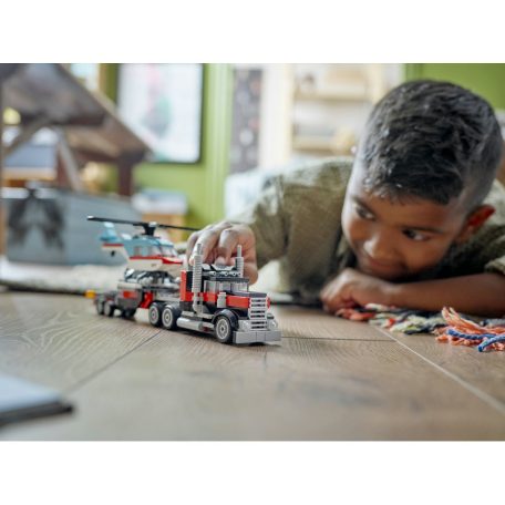 LEGO Creator 31146 Platós teherautó és helikopter