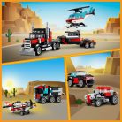 LEGO Creator 31146 Platós teherautó és helikopter