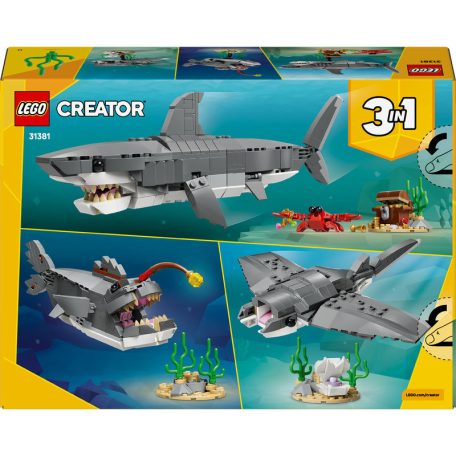 LEGO Creator 31381 Veszedelmes cápa egy kincsesládával